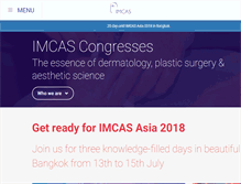 Tablet Screenshot of imcas.com